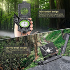 Anbte Compass Hiking Survival, IP65 Waterproof Metal Compass - Image 2