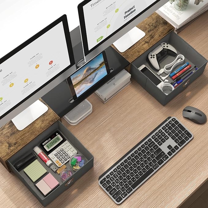WESTREE Dual Monitor Stand Riser - Image 2