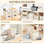 AntStep 8 Pack Plastic Storage Bins - Image 6