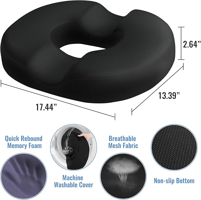 Donut Pillow Seat Cushion Chair Pad - Image 2