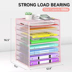 Cawukege 9 Tier Paper Organizer - Image 6