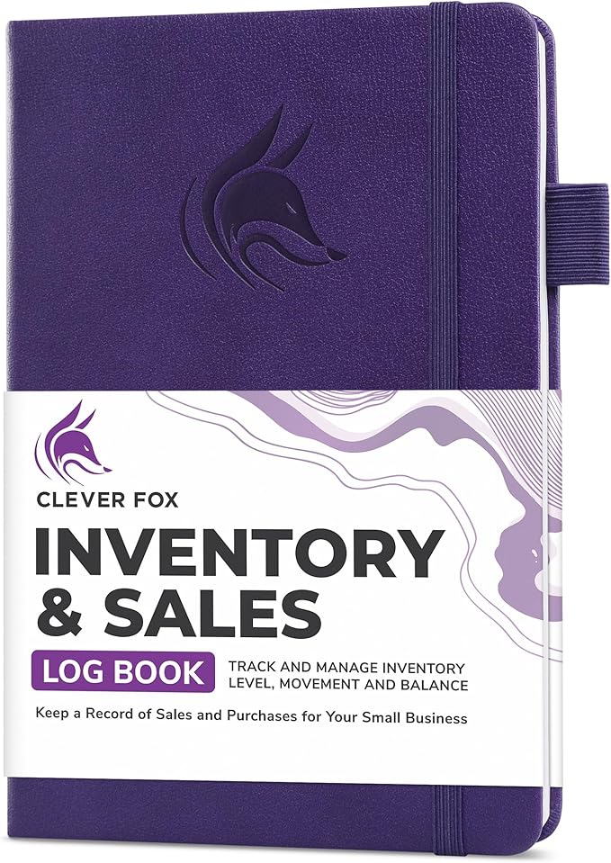 Clever Fox Inventory & Sales Log Book by CleverFox