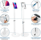 Mount-It! Anti-Theft Universal Tablet Kiosk Stand, Fits iPad Pro, Galaxy Tab - Image 3