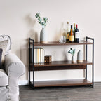 household essentials jamestown wide 3 shelf open storage, view 9