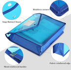 10 Pieces Plastic File Folders Envelope Expanding File Wallet Organizer - Image 3