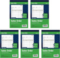 adams sales order book, 3-part, carbonless, white/canary/pink, 5-9/16", main product view
