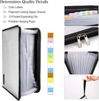 ENGPOW Expanding File Folder Important Document Organizer Fireproof and - Image 4