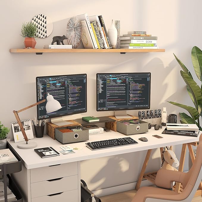 WESTREE Dual Monitor Stand Riser - Image 3