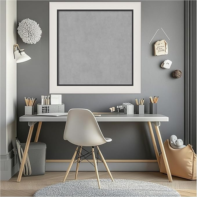 Amanti Art Silver Framed Magnetic Board 30x30 Medium Vision Board - Image 5