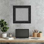 Amanti Art Black Framed Magnetic Board 16x16 X-Small Vision Board - Image 5