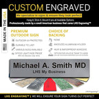 Personalized Name Plate with Choice of Mounting - Image 2