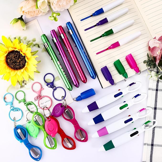 24 pcs Nurse Pen Set Include Permanent Marker Pen Pen Lights - Image 7