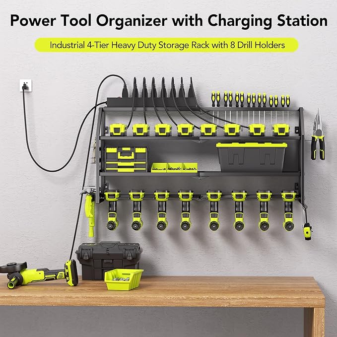 YFFSRJDJ Power Tool Organizer Wall Mount - Image 4