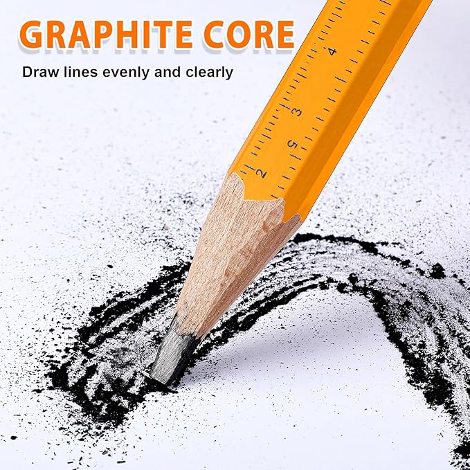 Honoson 200 Pcs Flat Construction Pencils - Image 6
