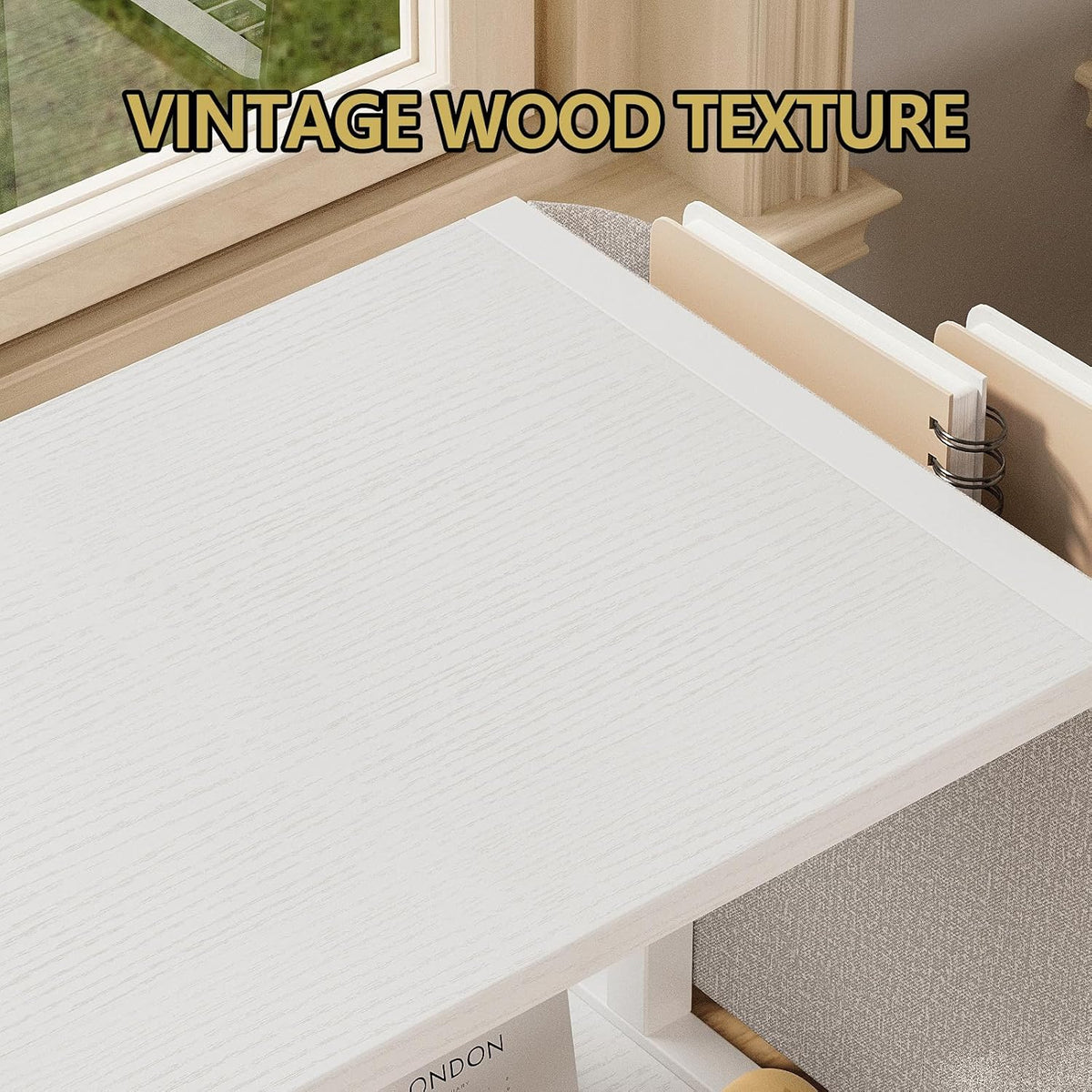 VEDECASA 2 Tier Modern White Wooden Under Desk Printer Stand with Storage Bag...