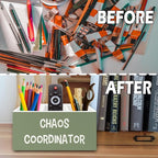 XPH Chaos Coordinator Green Pen Pencil Holder Organizer - Image 6