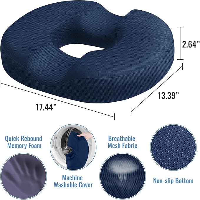 CloudBliss Donut Pillow Seat Cushion - Image 2