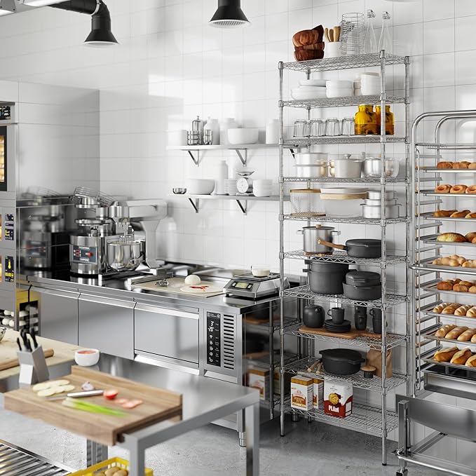 Regal Altair 14" Deep x 30" Wide x 96" Height Wire Shelving Kit | 10-Tier | NSF - Image 7