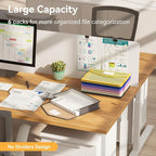 ABC life 6 Pack Plastic Expanding File Folder, Transparent Envelopes - Image 3