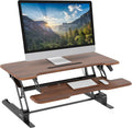 Mount-It! 38 Inch Standing Desk Converter, Sit Stand Desk Riser