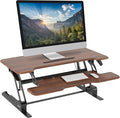 Mount-It! 38 Inch Standing Desk Converter, Sit Stand Desk Riser by Mount-It