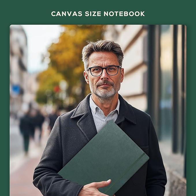Beechmore Books A3 Sketchbook – 11.7x16.5 Premium Vegan Leather Bound Large - Image 7