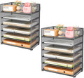 Subekyu 6-Tier Desk Paper Organizer, Desktop File Letter Tray