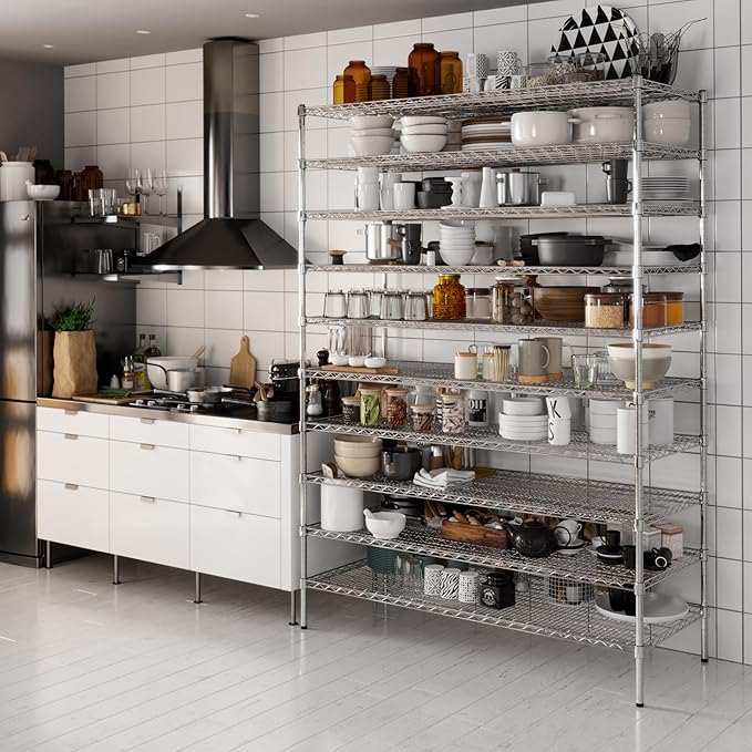Regal Altair 24" Deep x 60" Wide x 86" Height Wire Shelving Kit | 10-Tier | NSF - Image 6
