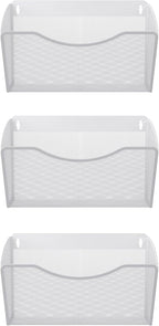 EasyPAG 3 Single Pocket Wall File Organizer, Mesh Hanging File Folder Organizer - Image 3