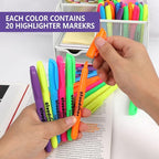 cloudriver Highlighters Bulk Pack Of 120, Chisel Tip, Quick Drying Ink - Image 6