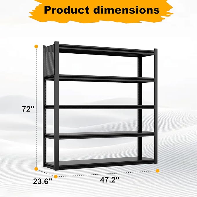 PLMFJQK 3 Sets Storage Shelves - Image 3
