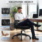 felixking office chair, ergonomic desk chair breathable mesh, package contents
