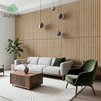 AUTORIFIC Wood Veneer Acoustic Panels, 4 Pack 47.2”x23.6” Sound Panels - Image 6