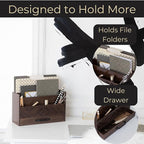 BLU MONACO | Wooden Mail Organizer - Image 4