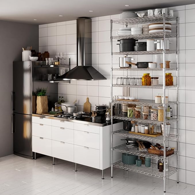Regal Altair 18" Deep x 36" Wide x 96" Height Wire Shelving Kit | 10-Tier | NSF - Image 6