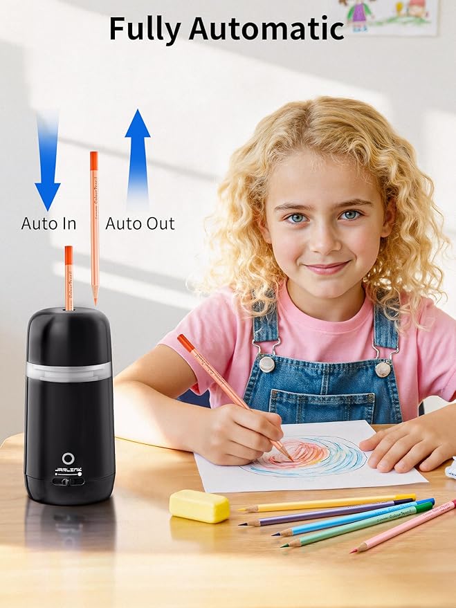 JARLINK Automatic Electric Pencil Sharpener - Image 2