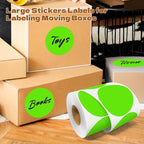 3 Inch Round Color Coding Labels - Image 5