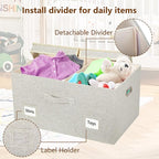Graciadeco 75 Quart Extra Large Decorative Collapsible Storage Bins - Image 5