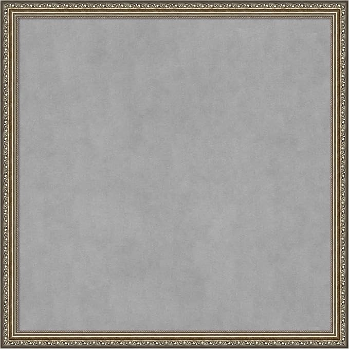 Amanti Art Silver Framed Magnetic Board 26x26 Medium Vision Board by AmantiArt