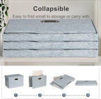 Graciadeco Large 17" 36 Quart Collapsible Stackable Storage Bins - Image 4
