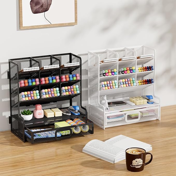 Marbrasse Larger Mesh Desk Organizer - Image 5