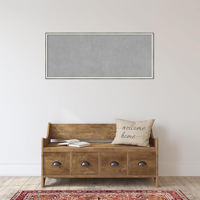 Amanti Art Silver Framed Magnetic Board 21x49 Oversize Vision Board - Image 5