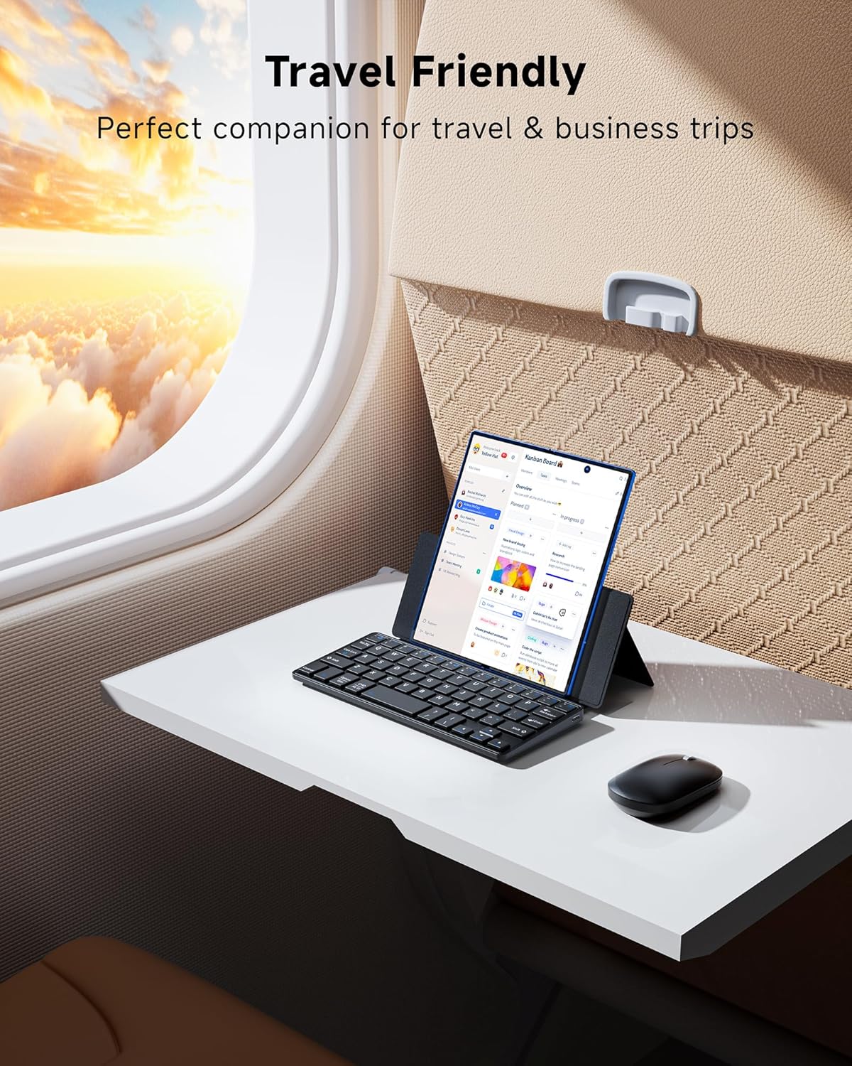Ultra Compact Keyboard & Mouse for Galaxy Z Fold 8/Fold8 Ultra/7/6/5, Phone