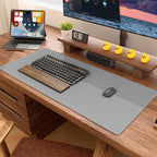 Auhoahsil Felt Desk Mat, Minimalist Large Mouse Pad XL 31.5 x 11.8 in, Desk Matt - Image 6