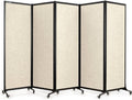 Upgrade Version Room Partition and Divider, Freestanding Rolling Dividers by StrongBird