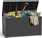 EasyUp 280 Gallon Deck Boxes Waterproof, Outdoor Large Storage Boxes by EASYUP