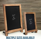 Rustic Torched Tabletop Chalkboard Sign/Hanging Magnetic Wall Chalkboard/Small - Image 8