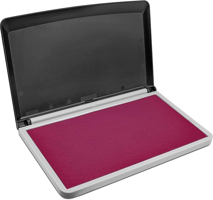 MaxMark Large Premium Magenta Purple Ink Stamp Pad - Image 2