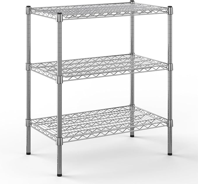 Regal Altair 18" Deep x 30" Wide x 34" Height Wire Shelving Kit | 3-Tier | NSF by Regal+Altair
