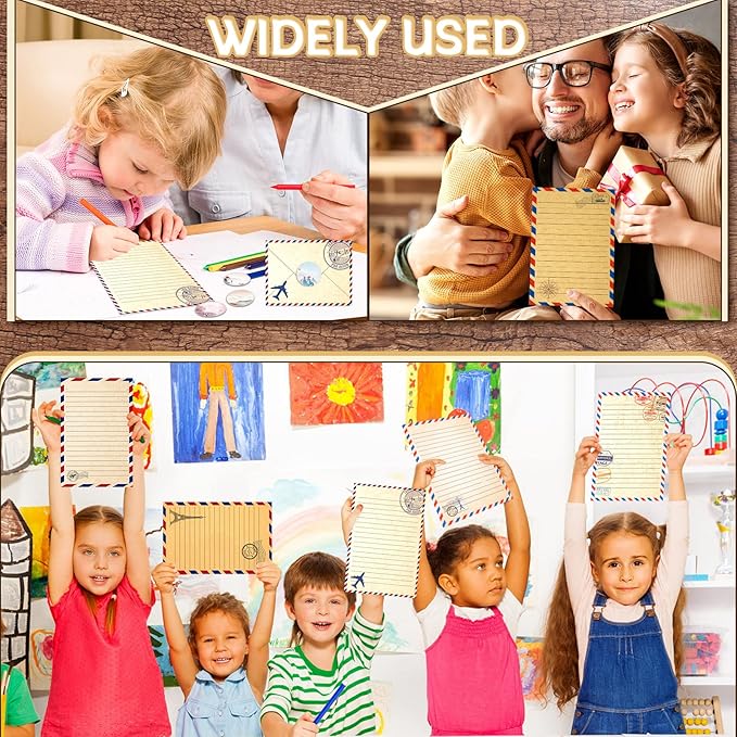 TaoBary 160 Pcs Stationery Paper Set 50 Double Sided Stationery Papers - Image 7